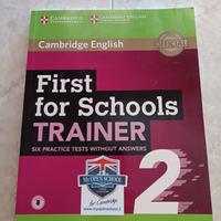 Libro scuola First for schools TRAINER 2