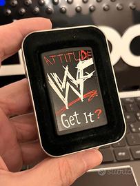 Accendino Zippo WWF Attitude Get it? 1999 raro