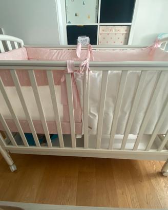 lettino Pali Ciak bianco + materasso air cuddle