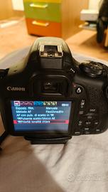 CANON EOS 2000D + OBIETTIVO 18-55mm ORIGINALE 