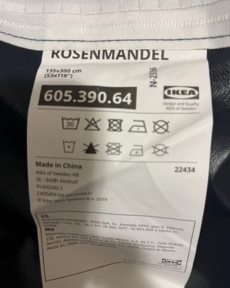 Tenda oscurante blu Rosenmandel Ikea