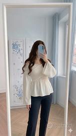 Top bianco nuovo