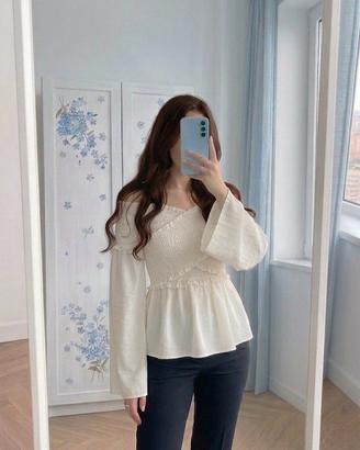 Top bianco nuovo