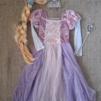 vestito peincipessa Rapunzel