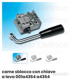 sblocco con chiave a leva came