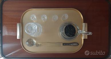 Vassoio dorato originale anni '30 VINTAGE