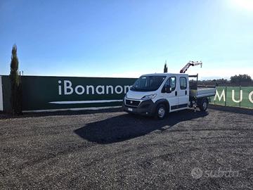Fiat DUCATO cassone con grù 7 posti