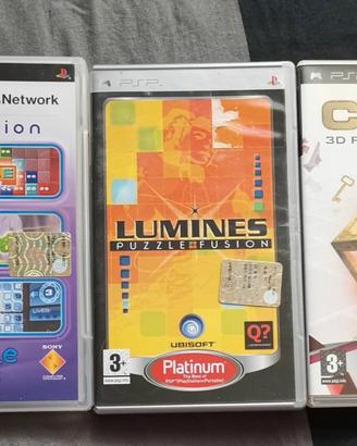 Set 3 giochi Psp