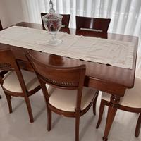 Tavolo e sedie le fablier coll.le gemme
