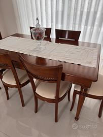 Tavolo e sedie le fablier coll.le gemme