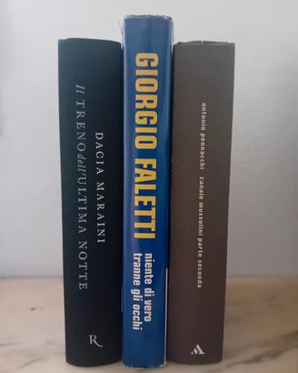 Set Tre Romanzi Narrativa Italiana