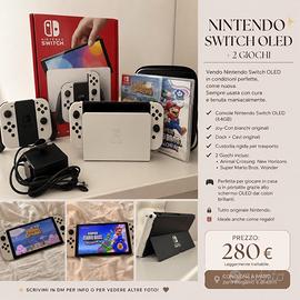 Nintendo Switch OLED + Giochi – Come Nuova