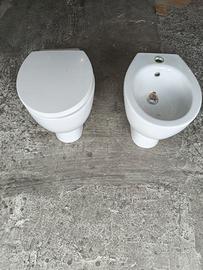 Vaso WC + Bidet Filomuro Catalano Vaze Bianco