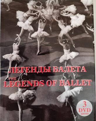 3 DVD-Video "The legends of ballet" (Cofanetto)