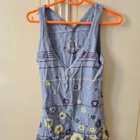 T shirt scollo a V avanti e dietro.  Clockhouse