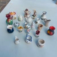 Lotto Misto Vasetto Anforetta Souvenir Ceramica Ca