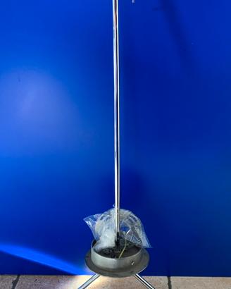 Lampadario Leucos solo struttura metallo cromato