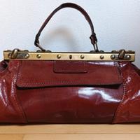 Borsa borsetta tipo da medico in cuoio 