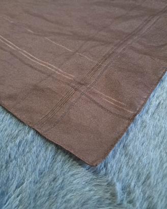 Foulard Marrone 100% Poliestere / Scialle Leggero