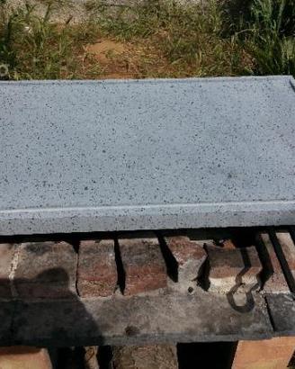Piastra pietra lavica forno bistecchiera 46X37X2