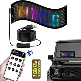 Pannello LED programmabile (17x7 cm)