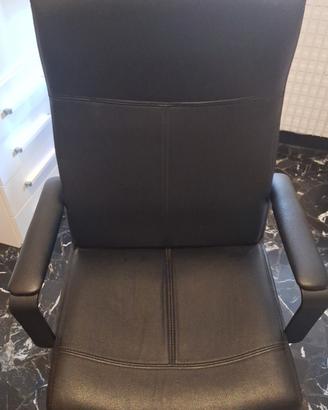 sedia girevole Ikea MILLBERGET nera