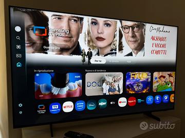 Smart TV Samsung 55" Crystal UHD 4K IN GARANZIA