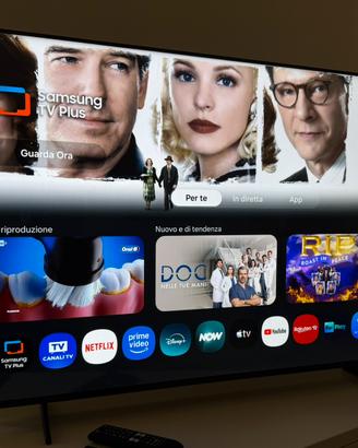 Smart TV Samsung 55" Crystal UHD 4K IN GARANZIA