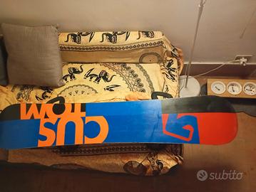 snowboarding tavola burton custom flying V 160 