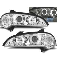 FARI PER OPEL TIGRA 95-03 ANGEL EYES FONDO CROMATO