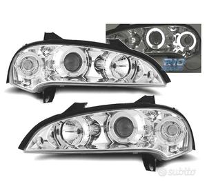 FARI PER OPEL TIGRA 95-03 ANGEL EYES FONDO CROMATO