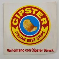 Raro adesivo Cipster vintage perfetto