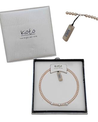 Collana Donna Kioto Con Perle in Oro Bianco 18KT