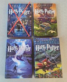 Collezione libri Harry Potter 2-3-4 Ed. Castello 