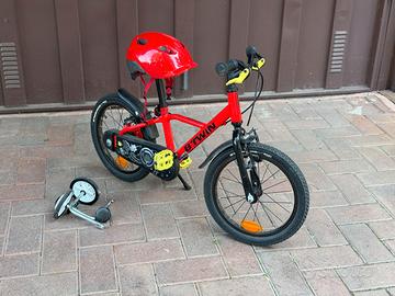 Bicicletta per bambino B-Twin misura 16 pollici