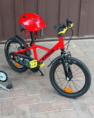 Bicicletta per bambino B-Twin misura 16 pollici