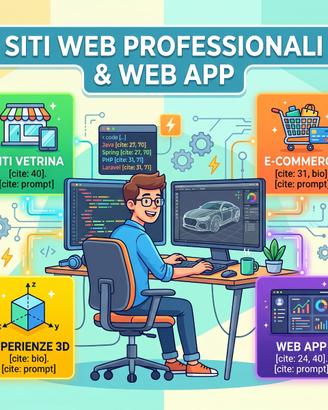 Realizzazione Siti Web Professionali e Web App