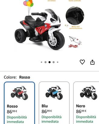 moto elettrica bambino