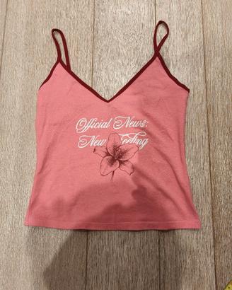 Top rosa Bershka 