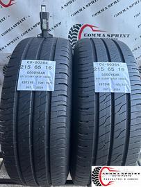 2 PNEUMATICI 215/65 R16C GOODYEAR ESTIVE SEMINUOVE