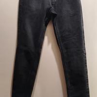 Jeans slim nero ragazzo