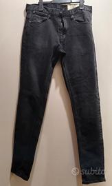 Jeans slim nero ragazzo