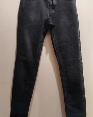 Jeans slim nero ragazzo