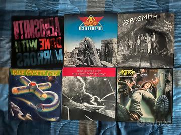 AEROSMITH - BLUE OYSTER CULT + ALTRI-LOTTO 10 LP