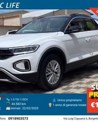 Volkswagen T-Roc Life 1.0 TSI 110 CV
