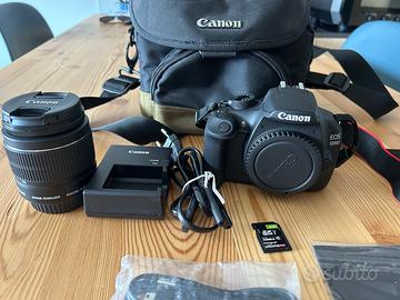 Canon EOS 1200d + custodia e accessori