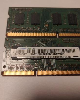 4Gb (2x2GB) RAM per notebook 