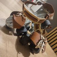 Pattini a rotelle vintage Gipron 