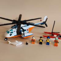 Lego set 60207 elicottero guardia costiera