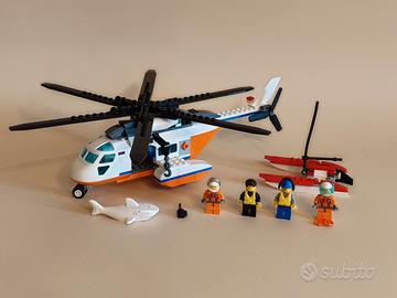 Lego set 60207 elicottero guardia costiera
